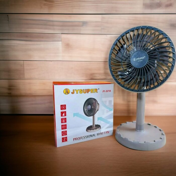 JY Super JY-2218 Rechargeable Fan - Image 2