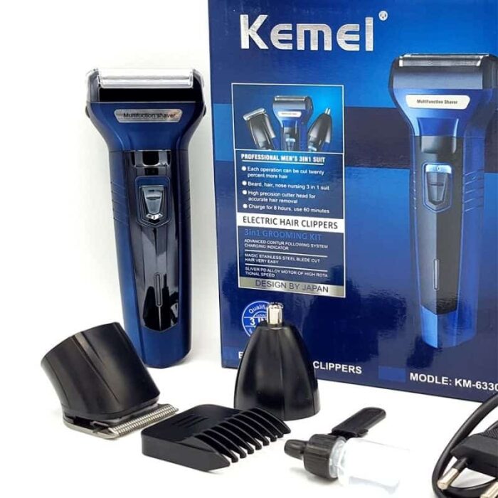 Kemei KM-6330 3-in-1 Hair Shaving Machine Grooming Kit - Image 5