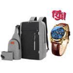 Exclusive 3-in-1 Bag Set with Free Watch