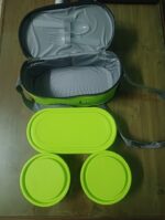 Lunch Box 2 Steel & 1 Microwave Safe Plastik Box - Image 5