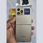 Gretel G7 Flip Folding Phone Dual Display Caseing ( Gold) - Image 3
