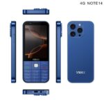 VMAX Note-14 4G Android Button Phone (blue) - Image 3