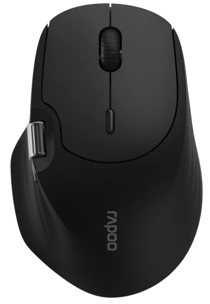 Rapoo MT560TM Multi-Mode Wireless Ergonomic Mouse – Black