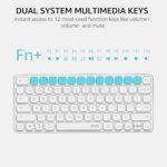 Rapoo E9050L Ultra-Slim Multi-Mode Wireless Keyboard – White