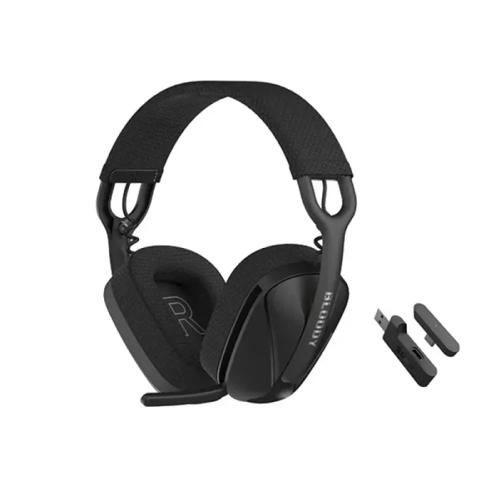 A4tech Bloody GR280 Bluetooth Wireless & Wired Noise Cancelling Gaming Headphone - Black - Image 1