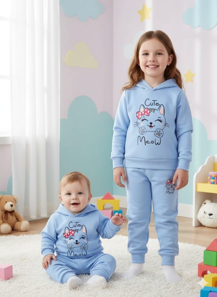 Elegant Stylish Baby Hoodie Set - Image 1