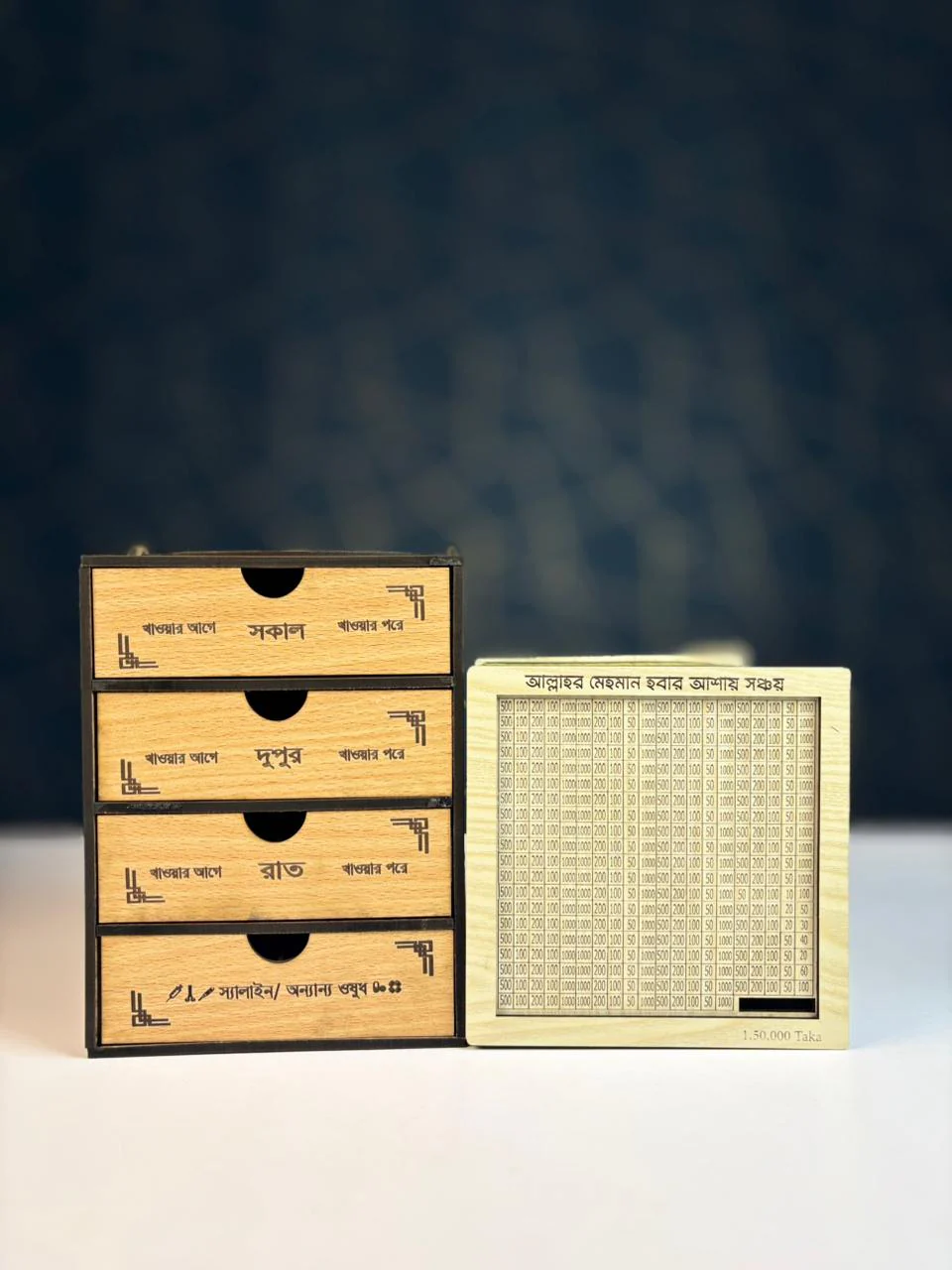 cecde4e5-6674-47a3-a8fd-35b8b035b4e5 Hajj Savings Kaba Box & 4 Layer Medicine Organizer Combo - Image 5