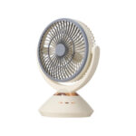 New Jy super jy-2570 Rechargeable Portable Table Fan 6 Battery - Image 4