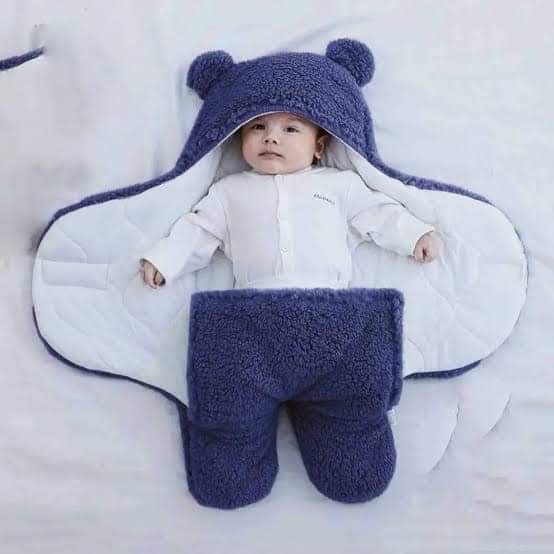 product_image_10359 Baby Sleeping Bag Ultra-Soft Fluffy Fleece Newborn Receiving Blanket Infant Boys Girls Clothe Sleeping Nursery Wrap Swaddle - Image 7