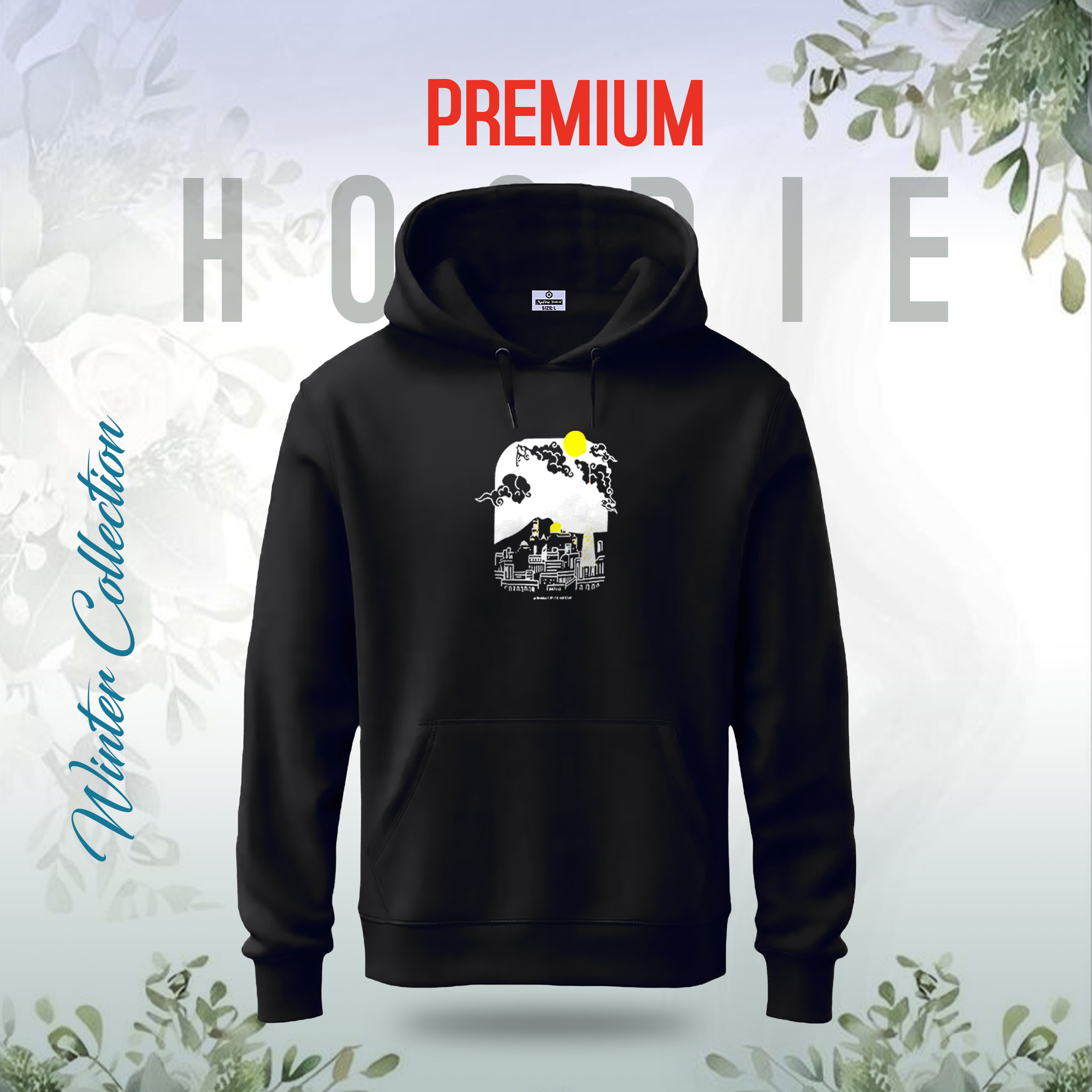 product_image_12231 Senario -Islamic Hoodie (Sea Green) - Image 1