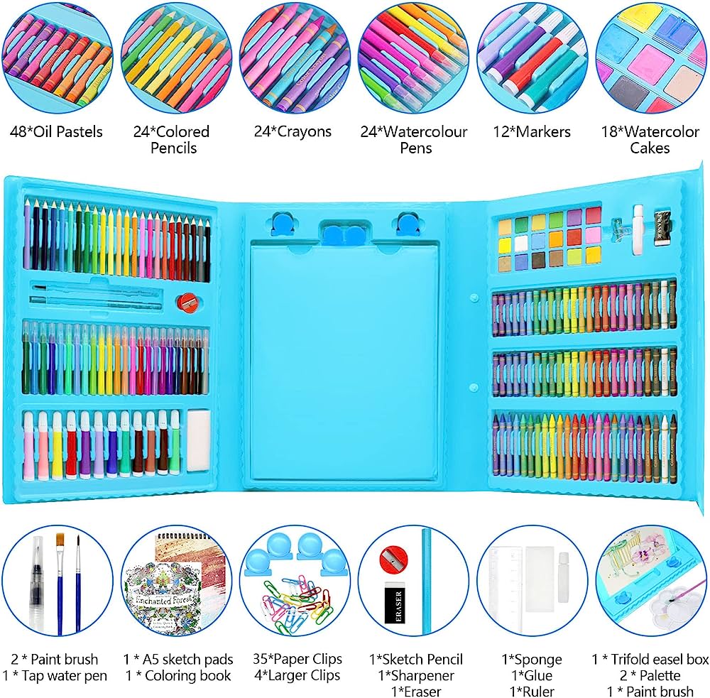 product_image_1432 Drawing Art Set Painting For Kids Box Artist -208 Pcs - Image 5