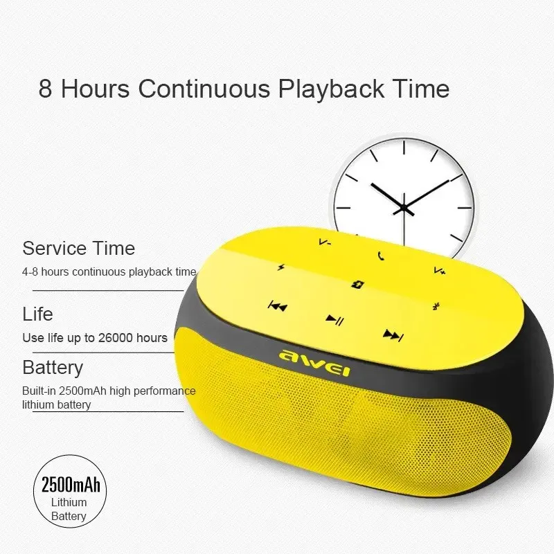 product_image_15537 Awei Y200 Portable Wireless Speaker (Six Month Warranty) - Image 4