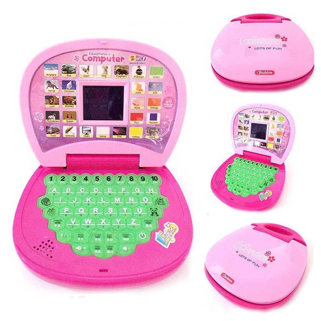 product_image_2017 Kids Computer Toy Baby Laptops for Kids 1 2 3-6 Years Activity Electronics Number & Alphabet Charts for Kids Learning Educational Toy with Sound - Image 3