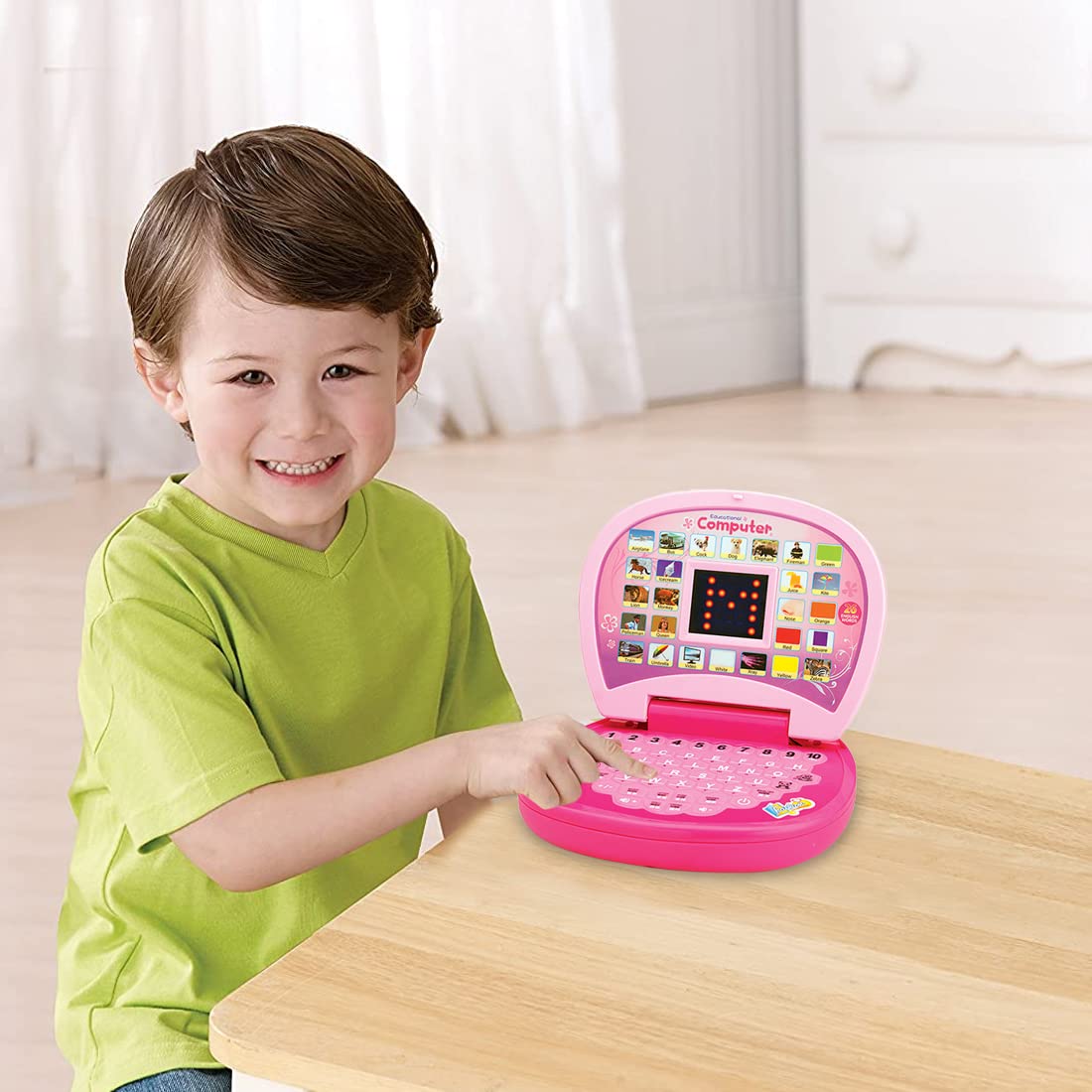 product_image_2019 Kids Computer Toy Baby Laptops for Kids 1 2 3-6 Years Activity Electronics Number & Alphabet Charts for Kids Learning Educational Toy with Sound - Image 5