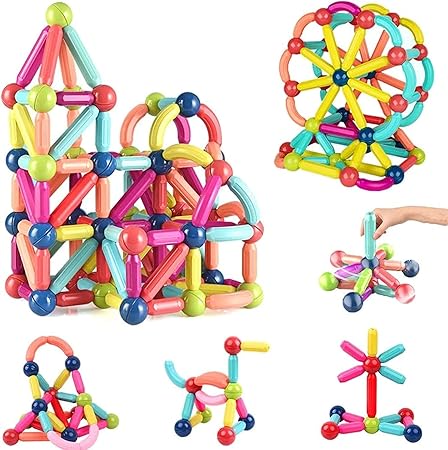 product_image_20347 Big Size Magnetic Building Blocks Kid Toy Set Montessori Educational Magnetic Stick Building Bricks Construction Funny Toy Gift - Image 5