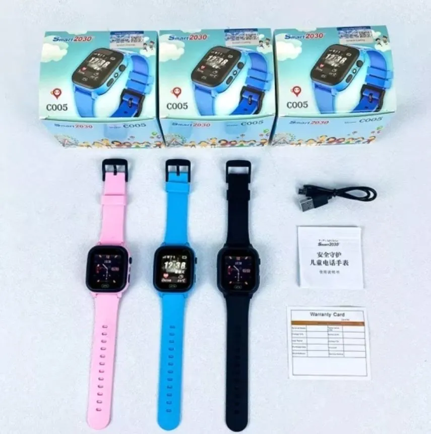 product_image_21982 Smartberry 2030 C005 Kids Smartwatch G.P.S Tracking, Video Call, SIM Card, Flashlight, Camera, Smartwatch for Kids - Image 4