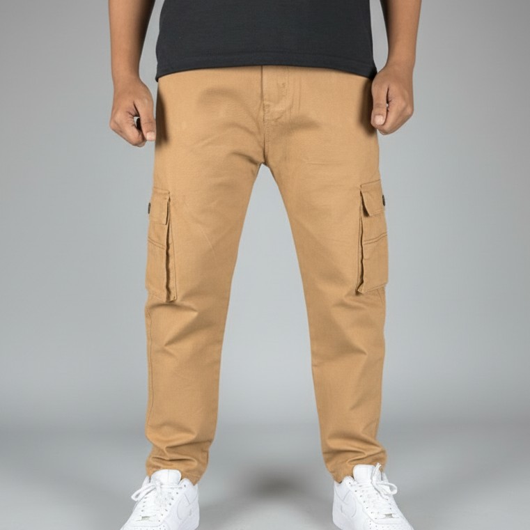 product_image_22884 Men’s Twill 6 Pocket Pants — Slim Fit, Fashionable Design - Image 1
