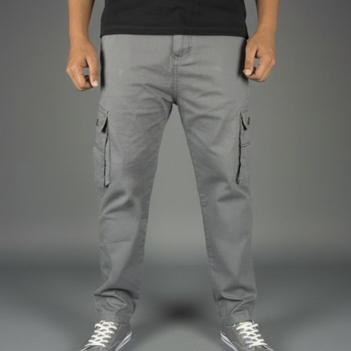 Men’s Twill 6 Pocket Pants — Slim Fit, Fashionable Design - Image 1