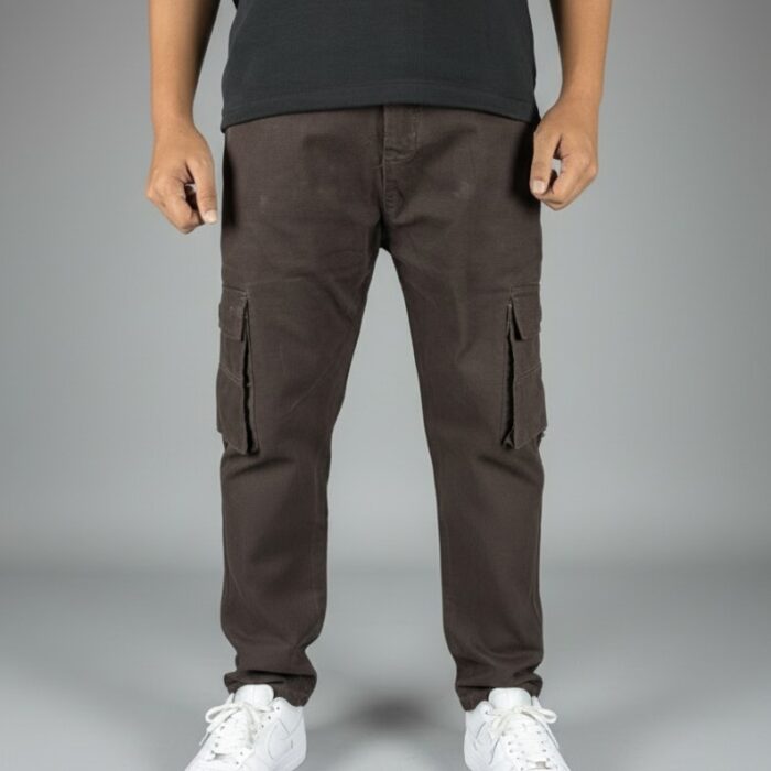 Men’s Twill 6 Pocket Pants — Slim Fit, Fashionable Design - Image 1