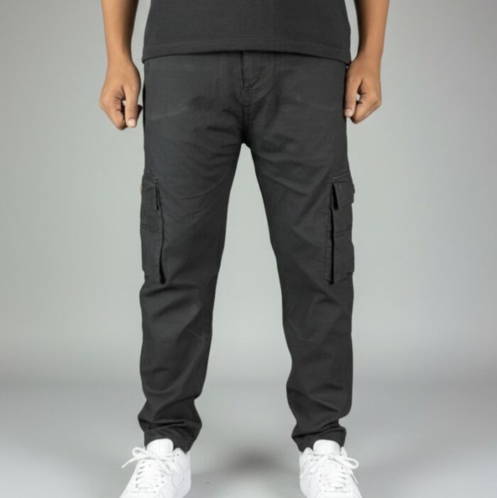 Men’s Twill 6 Pocket Pants — Slim Fit, Fashionable Design - Image 1