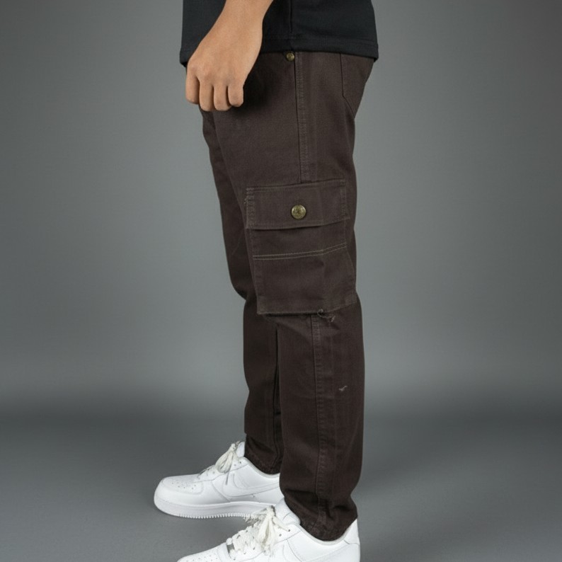 product_image_22890 Men’s Twill 6 Pocket Pants — Slim Fit, Fashionable Design - Image 2