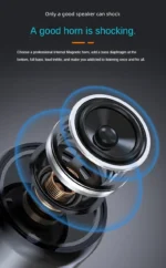 Portable Bluetooth Speaker With Zoomable Flashlight - 4 Dimming Modes FM Radio Long Lasting Life - Image 4