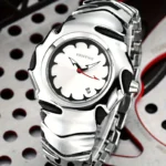 DENVOSI Premium Metal Watch – Bold Design (Silver Dial) - Image 2