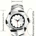 DENVOSI Premium Metal Watch – Bold Design (Silver Dial) - Image 4