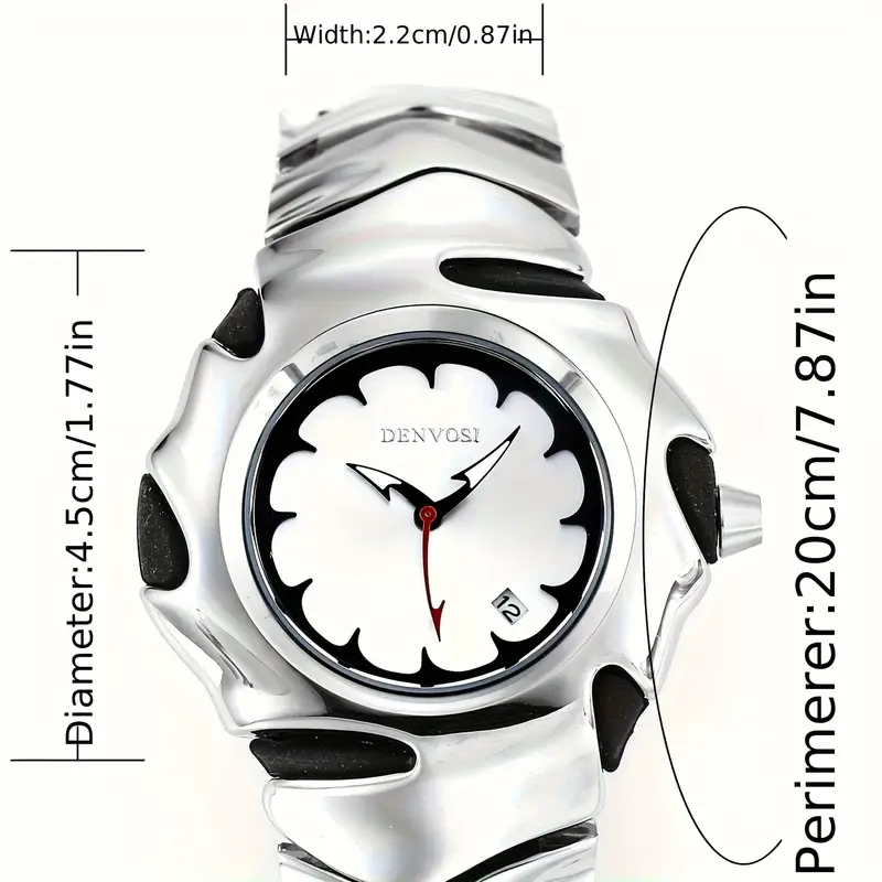 product_image_23065 DENVOSI Premium Metal Watch – Bold Design (Silver Dial) - Image 4