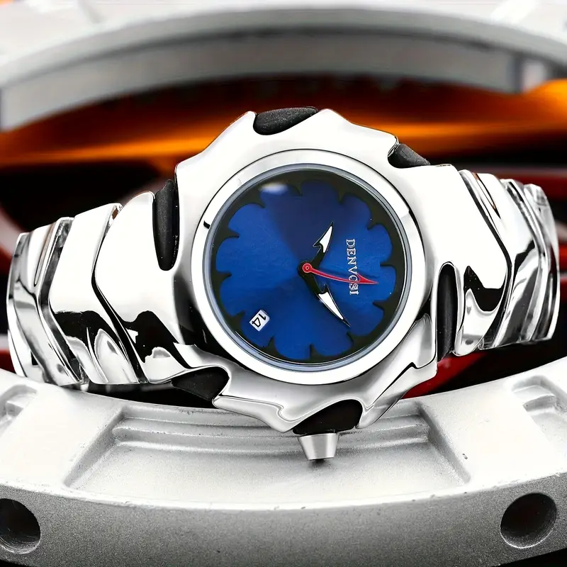 product_image_23067 DENVOSI Premium Metal Watch – Bold Design (Blue Dial) - Image 2