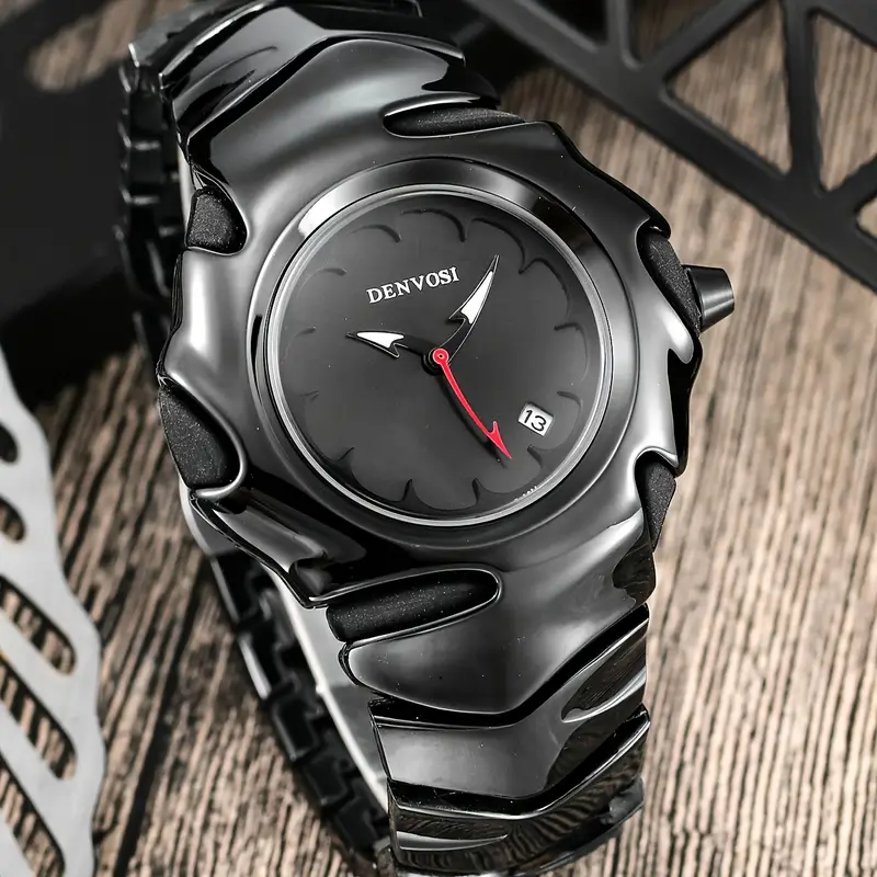 product_image_23085 DENVOSI Premium Metal Watch – Bold Design (Full Black ) - Image 1
