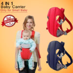 4-in-1 Baby Carrier With Comfortable Cushioned Head Support & Buckle Straps Multicolor - Image 2