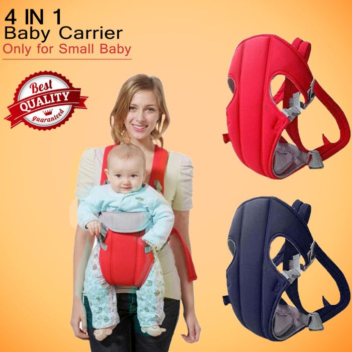 product_image_8576 4-in-1 Baby Carrier With Comfortable Cushioned Head Support & Buckle Straps Multicolor - Image 2