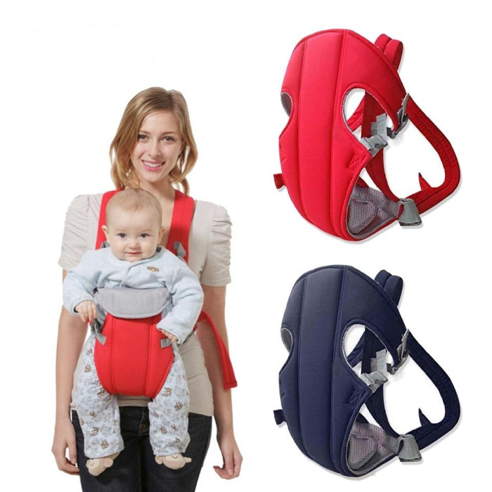 product_image_8578 4-in-1 Baby Carrier With Comfortable Cushioned Head Support & Buckle Straps Multicolor - Image 4