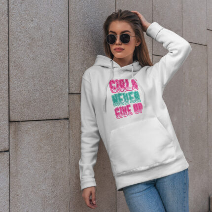 WinterWhisper Ladies Hoodie ( White )