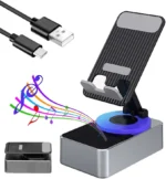 3 in1 Portable Foldable Mobile Phone Holder with Bluetooth Speaker - Image 2