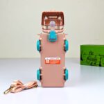 Bus Design Straw Water Bottle - Image 3