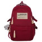Aesthetic Large Capacity Backpack (Red)
