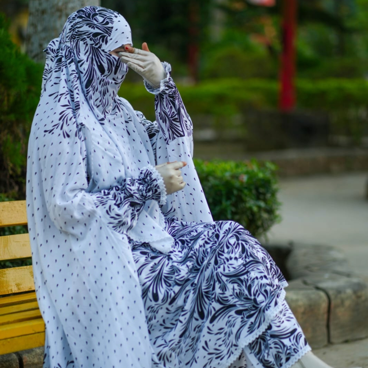 product_image_24142 Elegant Palazzo long Khimar Set - Image 1