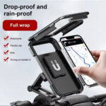 Waterproof 360° Rotation Motorcycle Bicycle Handlebar Mount Phone Bracket Holder - Image 4
