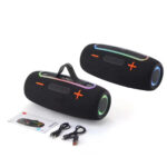 PRO9 Bluetooth Speakers Stereo Bass Outdoor Portable Wireless BT 20W RGB Speaker - Image 5