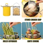 2L Stainless Steel Deep Fryer Pot with Basket – Oil Filter Design for Fries, Chicken, Shrimp & Snacks - Image 4