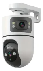 Smart v-380, Q9 home wi-fi color camera 2 lens 3 view , application 1080p endor wireless camera - Image 3