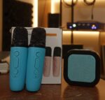 K12 Wireless Portable Speaker With Microphone with 2 mic - Image 3