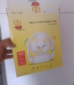 High Quality Rechargeble & Portable Desk Fan EN 1300 - Image 3
