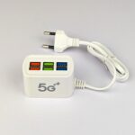 6-in-1 Charging Solution: 6U Multi-Port Charger with 3-in-1 Fast Cable - Image 4
