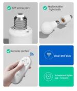 Remote Control E27 Lamp Holder with Auto Timer - Image 5